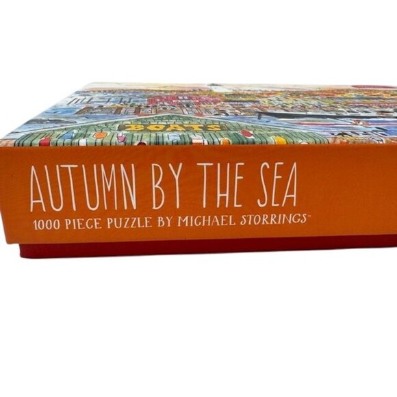 NEW in Box! Autumn By The Sea 1000 Piece Jigsaw Puzzle by Michael Storrings Gali - Picture 7 of 10